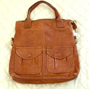 Fossil leather bag